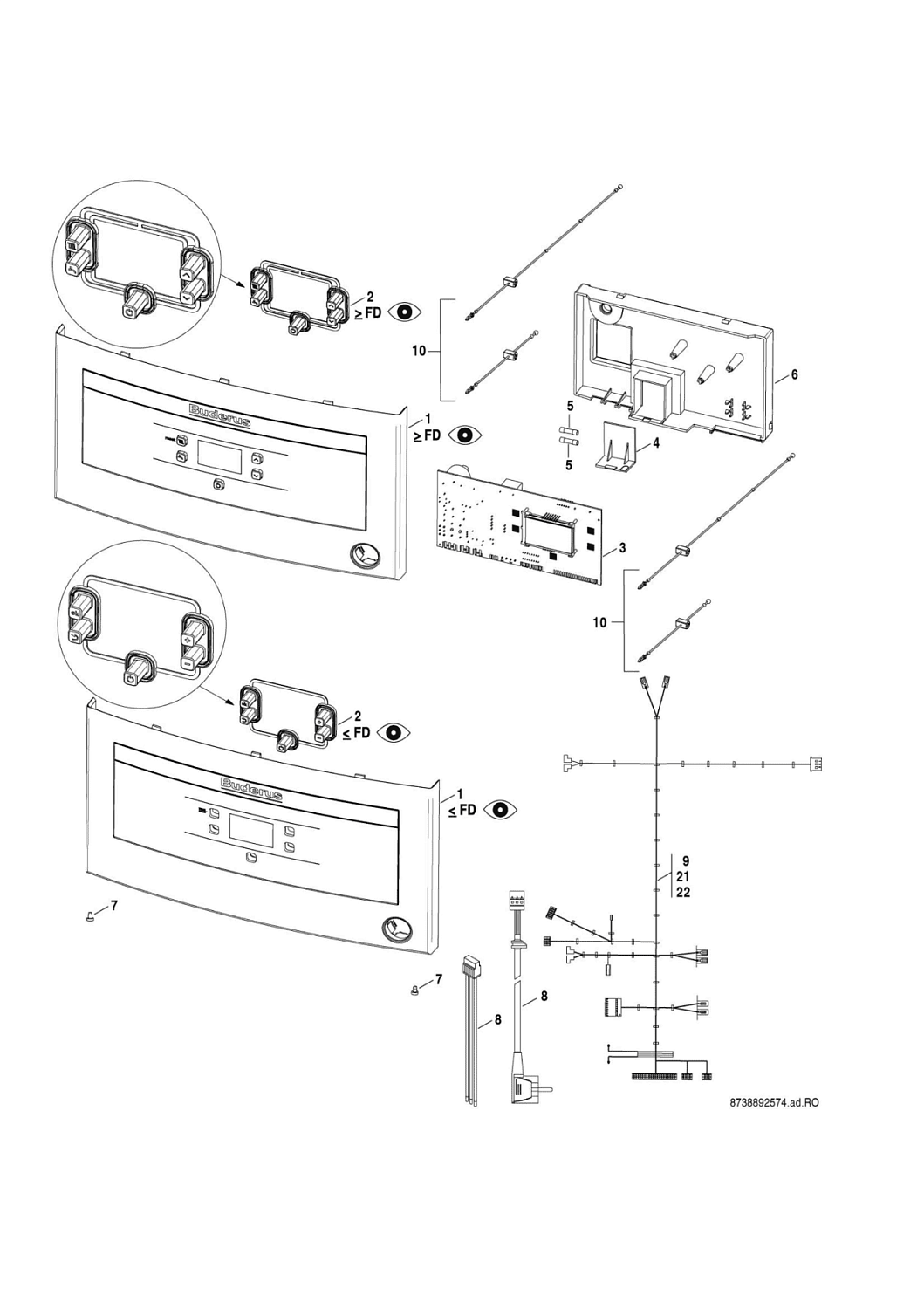 Котел газовый настенный Buderus Logomax U072-24K 7736900188